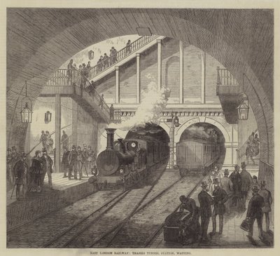 East London Railway, Thames Tunnel Station, Wapping by Frank Watkins